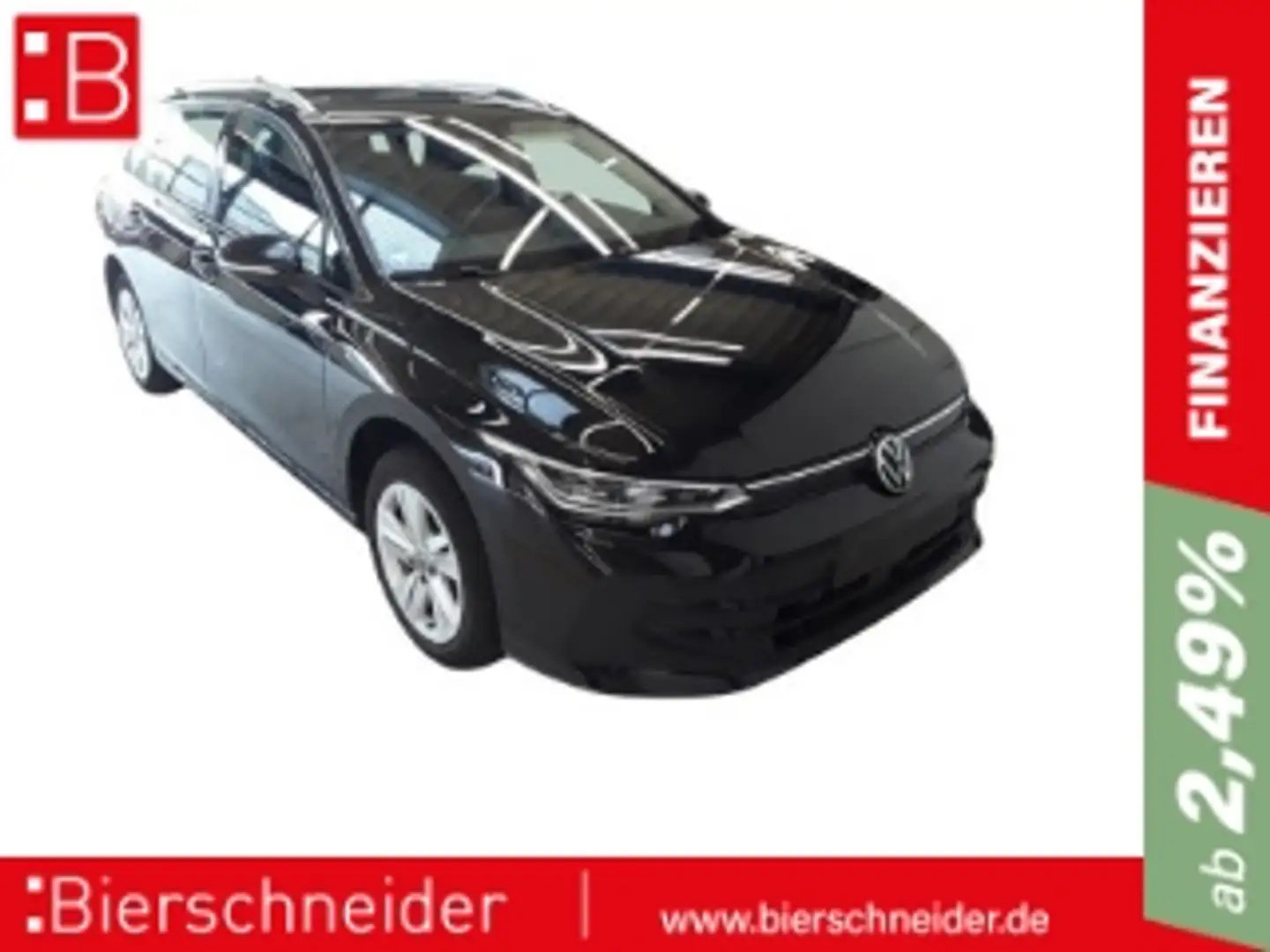 Volkswagen Golf Var. 1.5 TSI Life AHK REAR VIEW ACC LED Schwarz - 1