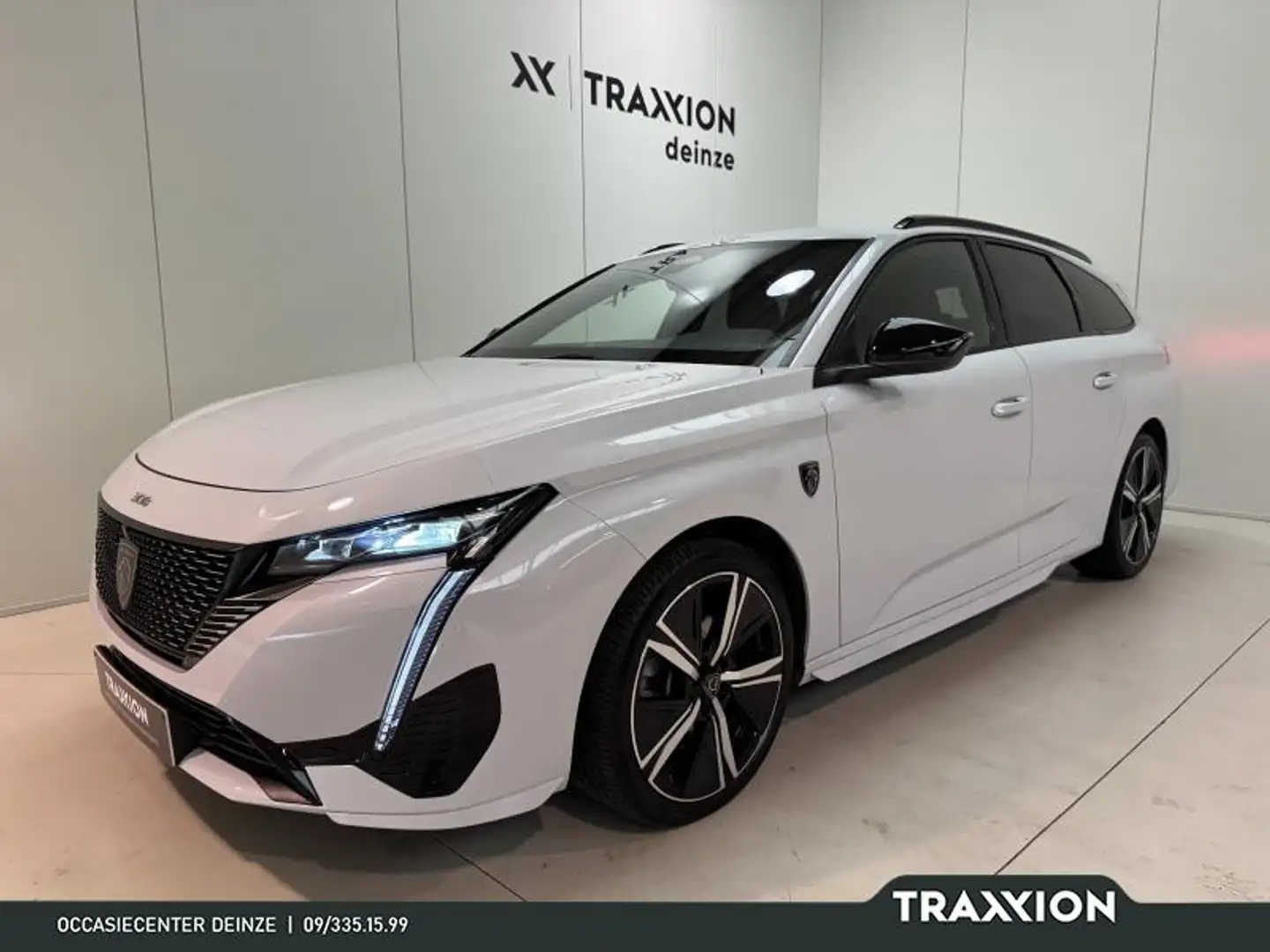 Peugeot 308 1.2i GT EAT8 GPS|PDC|CAM|CARPLAY|ACC Blanc - 1