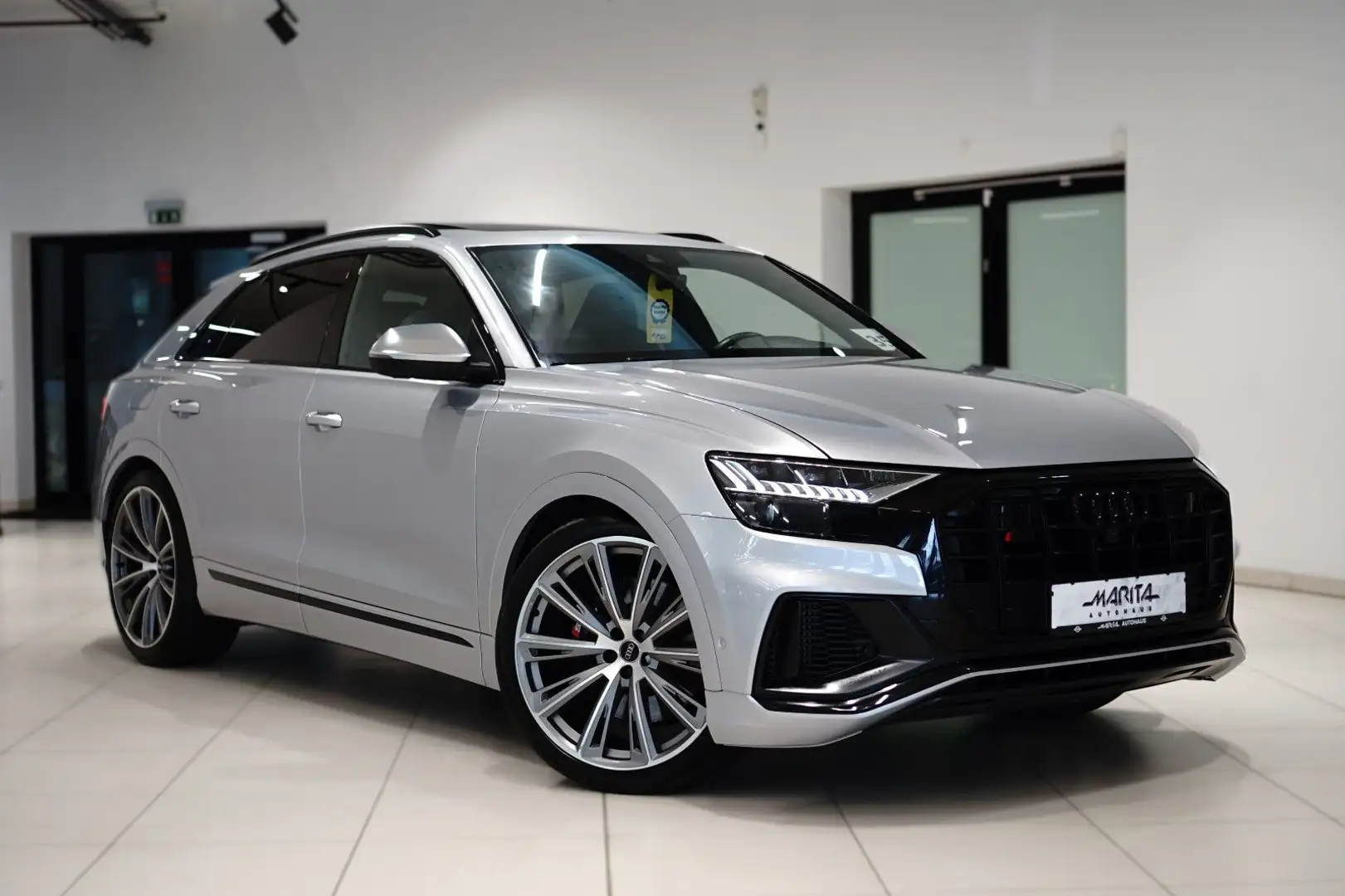 Audi SQ8 4.0|RS-SITZ|ACC|LUFTF|MEMORY|B&O|PANO|3D-KAM Argent - 1