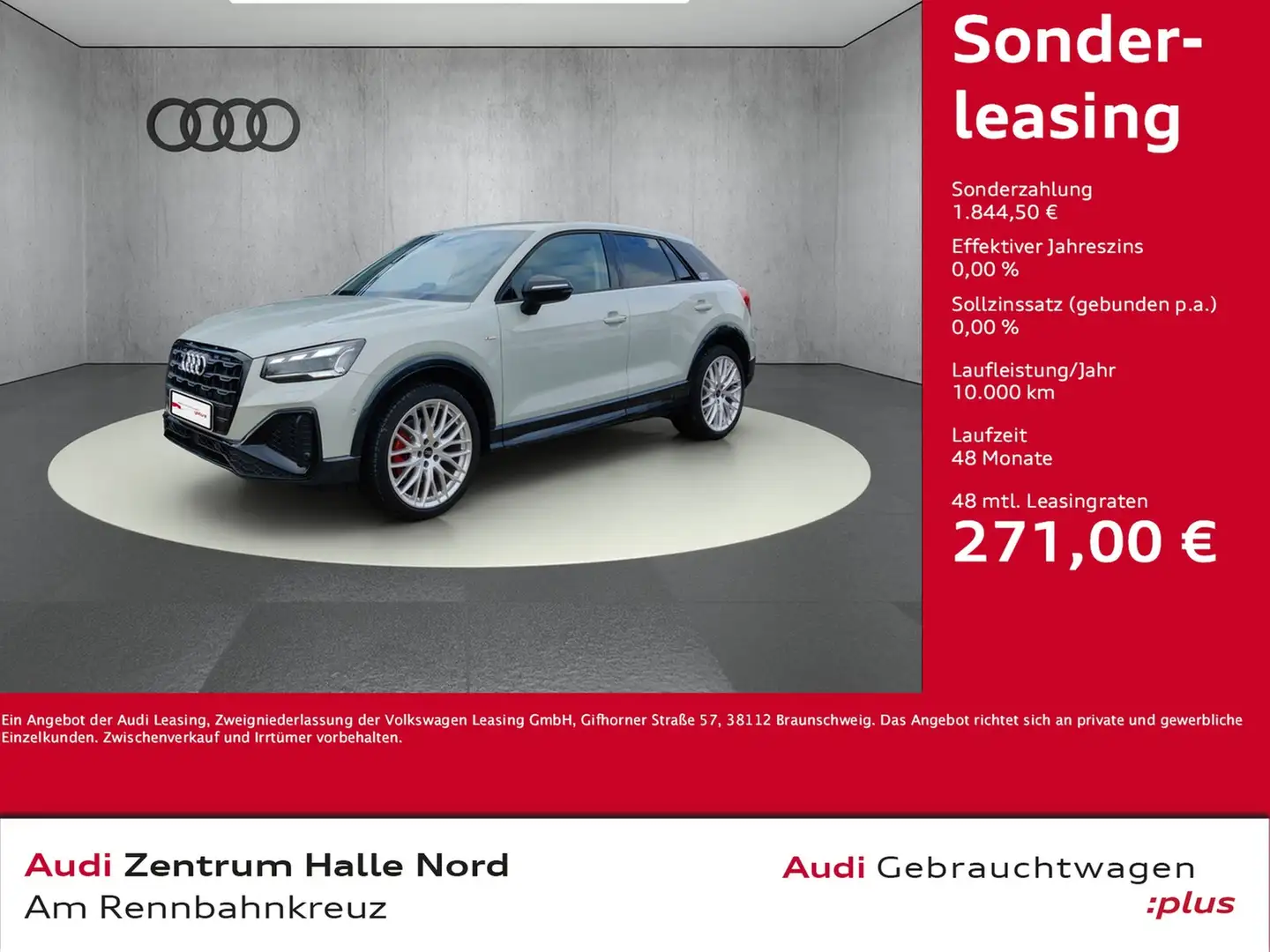 Audi Q2 35 TFSI S line S tronic Grau - 1
