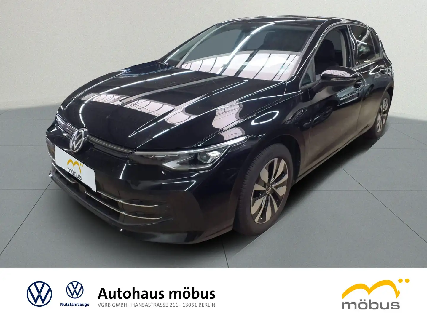 Volkswagen Golf VIII 2.0 TDI Goal *DSG*APP*LED*NAV*RFK*ACC* Schwarz - 2