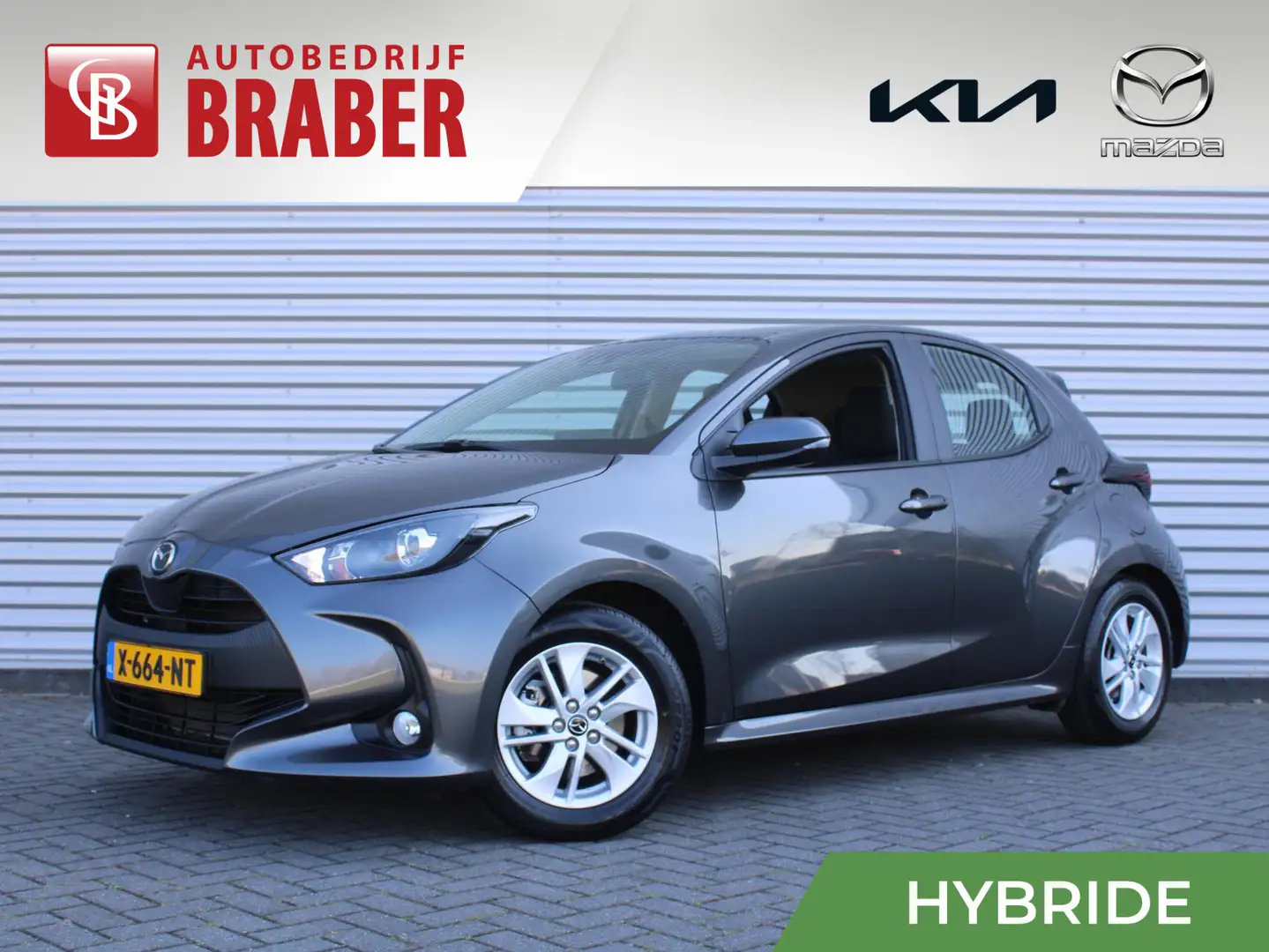 Mazda 2 Hybrid 1.5 Agile | Stuur-/stoelverwarming | Camera Grijs - 1