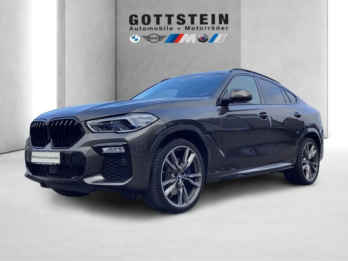 BMW X6 M50d Aut. Head-Up DAB LED Standhzg. RFK AHK Gris - 2