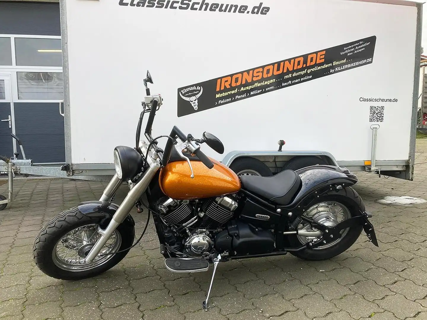Yamaha XVS 650 Classic Fat Hot Bobber* APE-Umbau 9850km* 1.Hand* Noir - 1