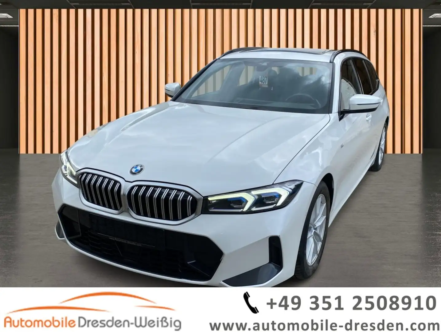 BMW 320 dA xDrive M Sport*Pano*KeyGo*ACC*DAB Weiß - 1