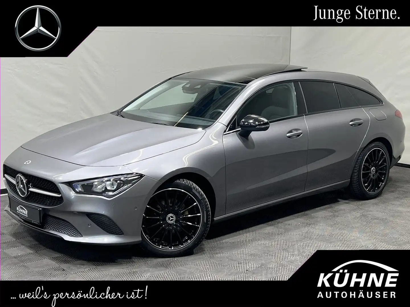 Mercedes-Benz CLA 200 Progressive Night PanoramaDach+AHK Grau - 1