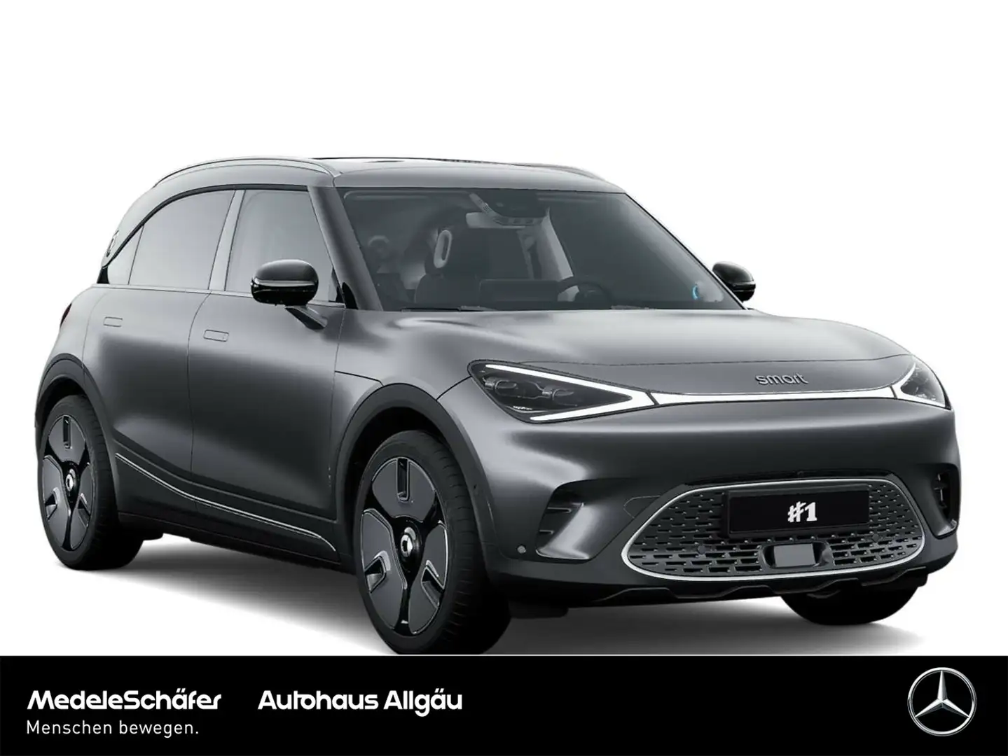 smart #1 #1 Premium LED+ PanoDach HuD Beats ACC Ambi 360° Grau - 1