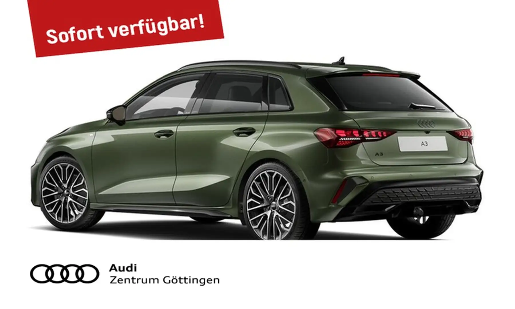 Audi A3 Sportback S line 35TDI S tronic AHK+LED+SOUND Groen - 2