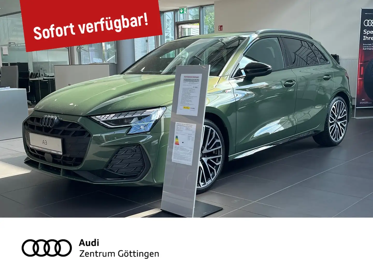 Audi A3 Sportback S line 35TDI S tronic AHK+LED+SOUND Verde - 1