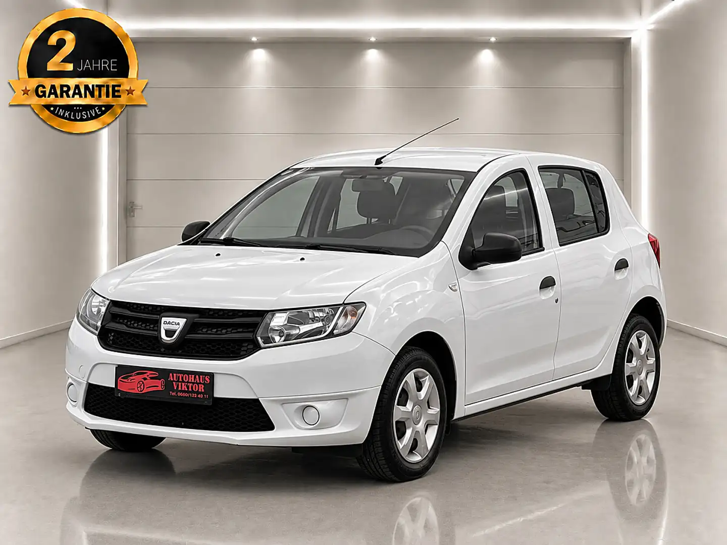 Dacia Sandero Ambiance 1,2 75 PS*GARANTIE 24 MONATE INKLUDIER... Weiß - 1