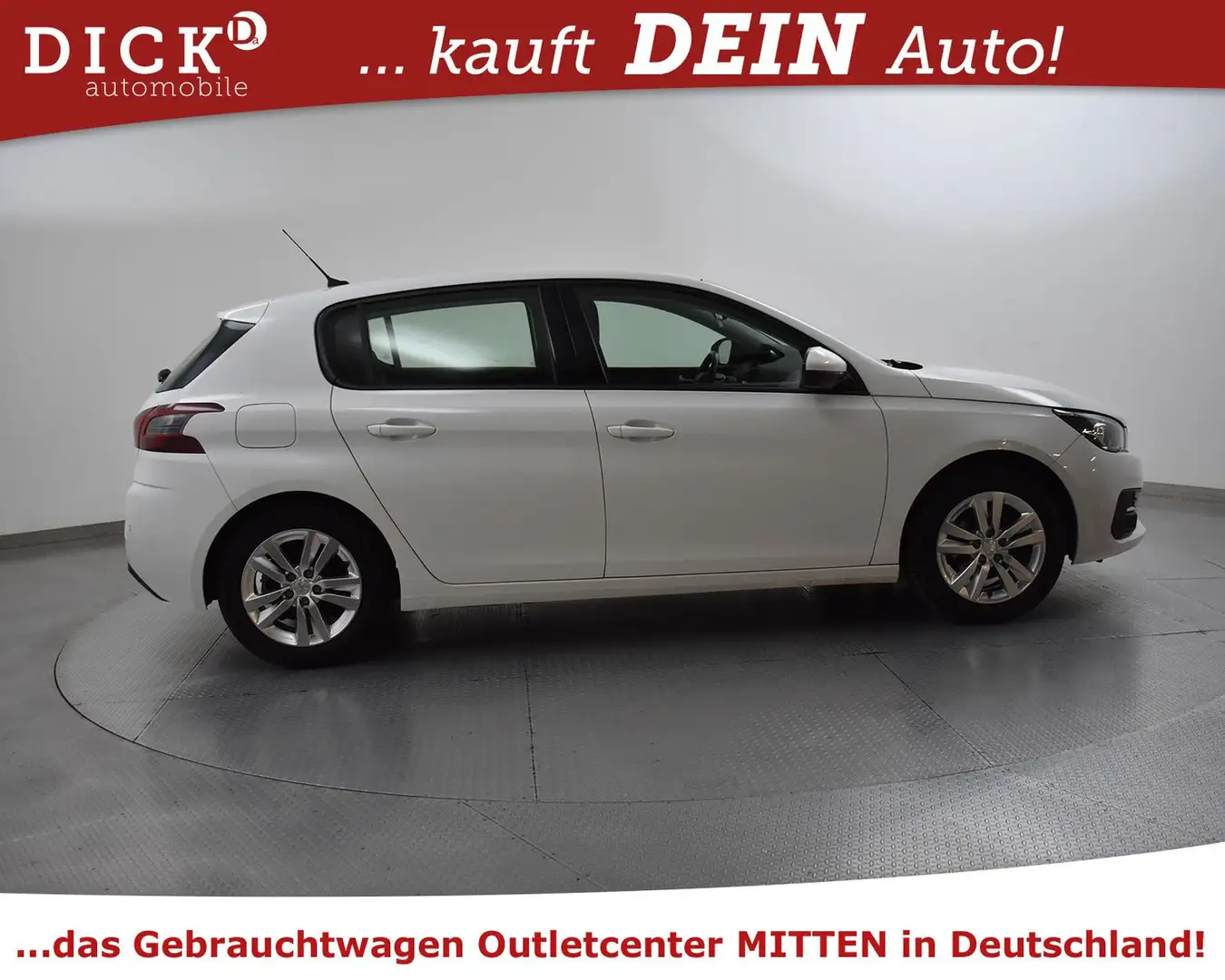 Peugeot 308 1.2 Aut. Active Pack NAVI+PDC+TEMP+MFL+APPLE Blanc - 2