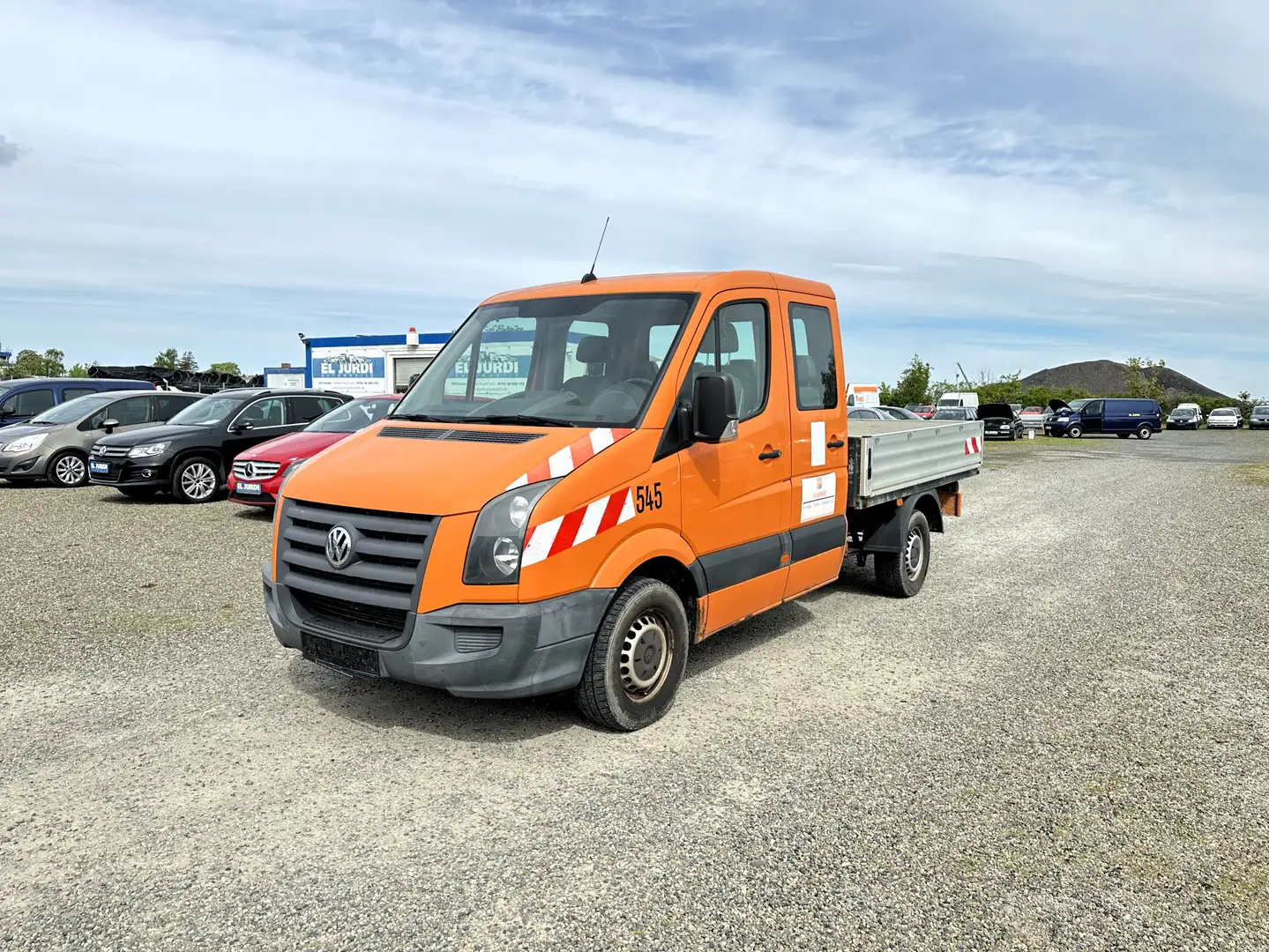 Volkswagen Crafter 35 mittel L2 Doppelkabine *Pritsche*6 Sitzer* Orange - 2