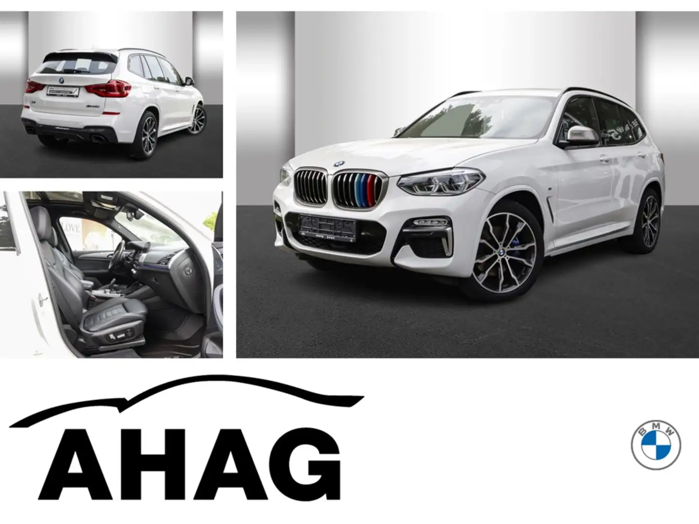 BMW X3 M40i AT Innovationspaket*Glasdach* White - 1