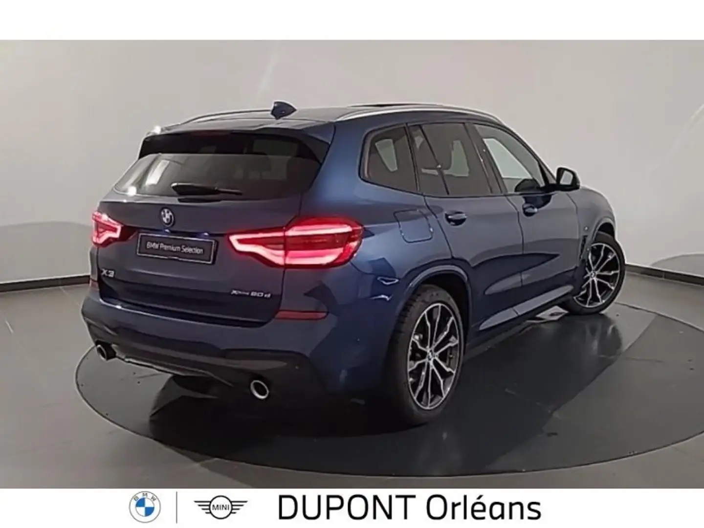 BMW X3 X3 20DA 190CH M-SPORT Bleu - 2