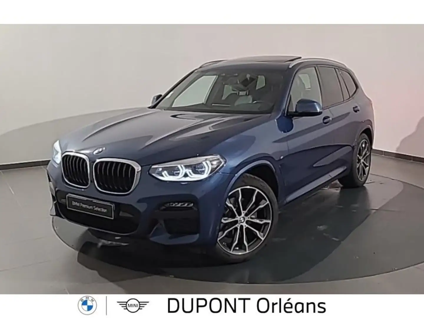 BMW X3 X3 20DA 190CH M-SPORT Bleu - 1