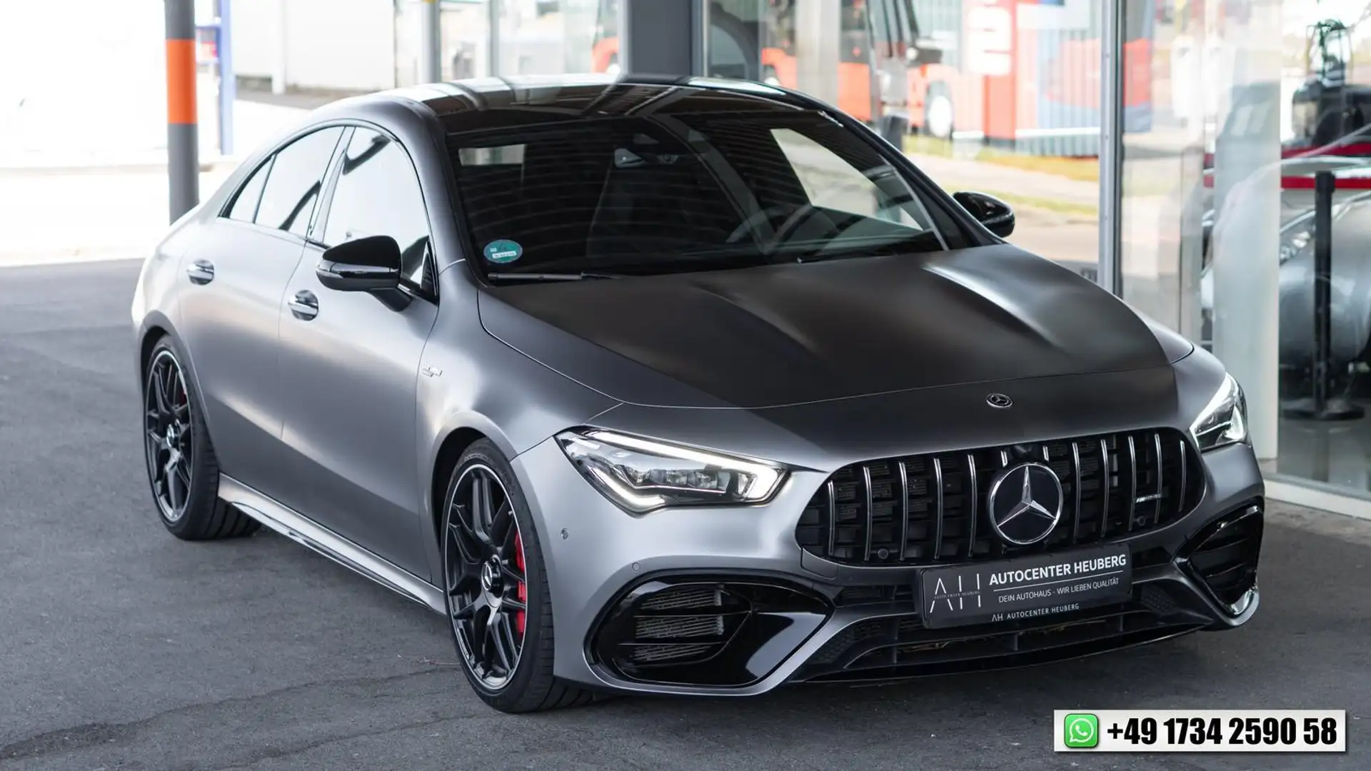 Mercedes-Benz CLA 45 S AMG 4Matic PANO*KAM*SPUR*NIGHT Gris - 1