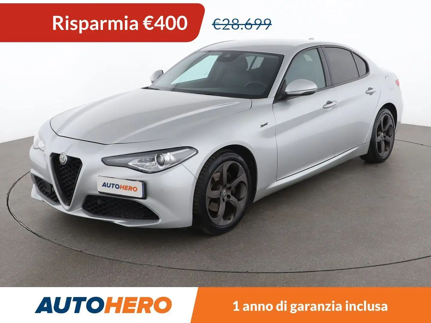 Alfa Romeo Giulia 2.2 JTDM Sprint 190 CV AT8 Argento - 1