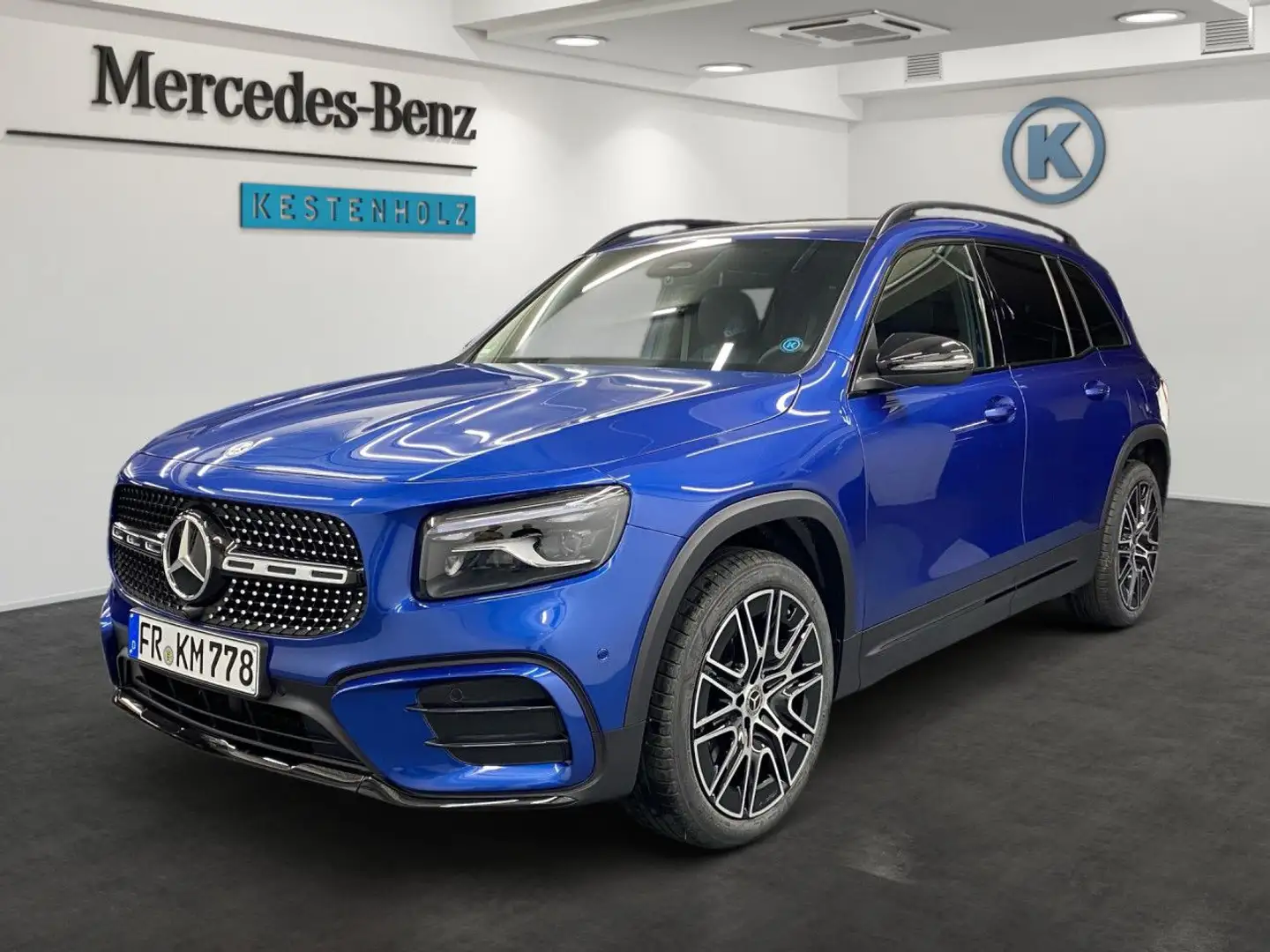 Mercedes-Benz GLB 200 AMG+AHK+EASY-PACK+MULTI+PARK+DISTR Blau - 2