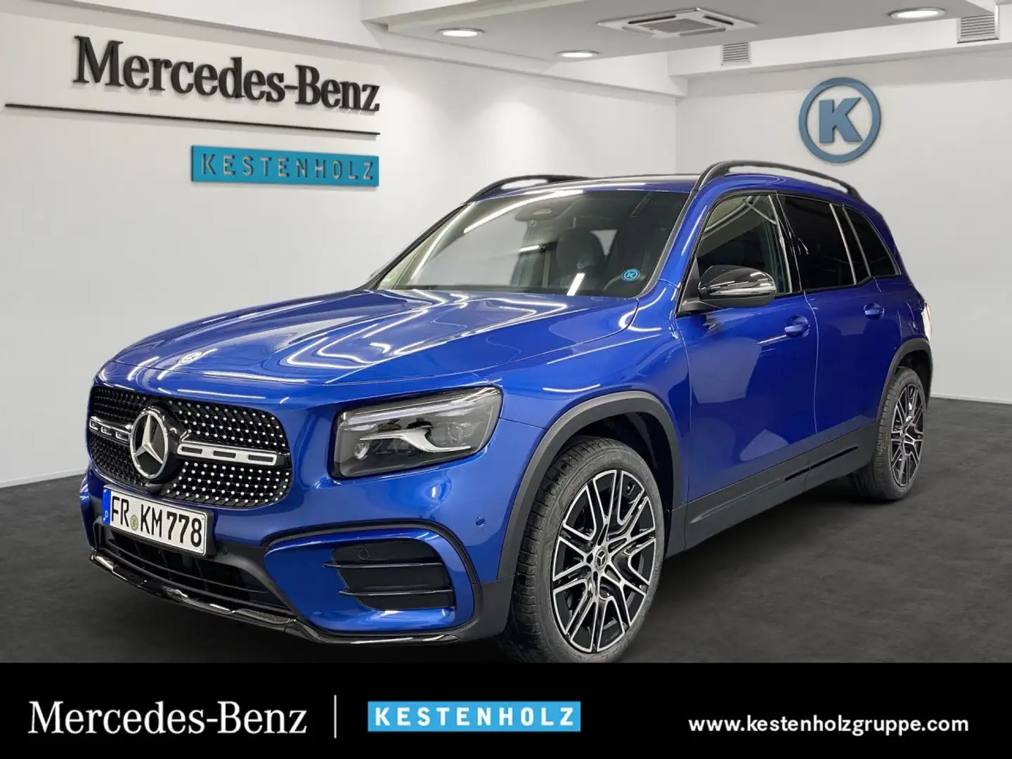 Mercedes-Benz GLB 200 AMG+AHK+EASY-PACK+MULTI+PARK+DISTR Blau - 1