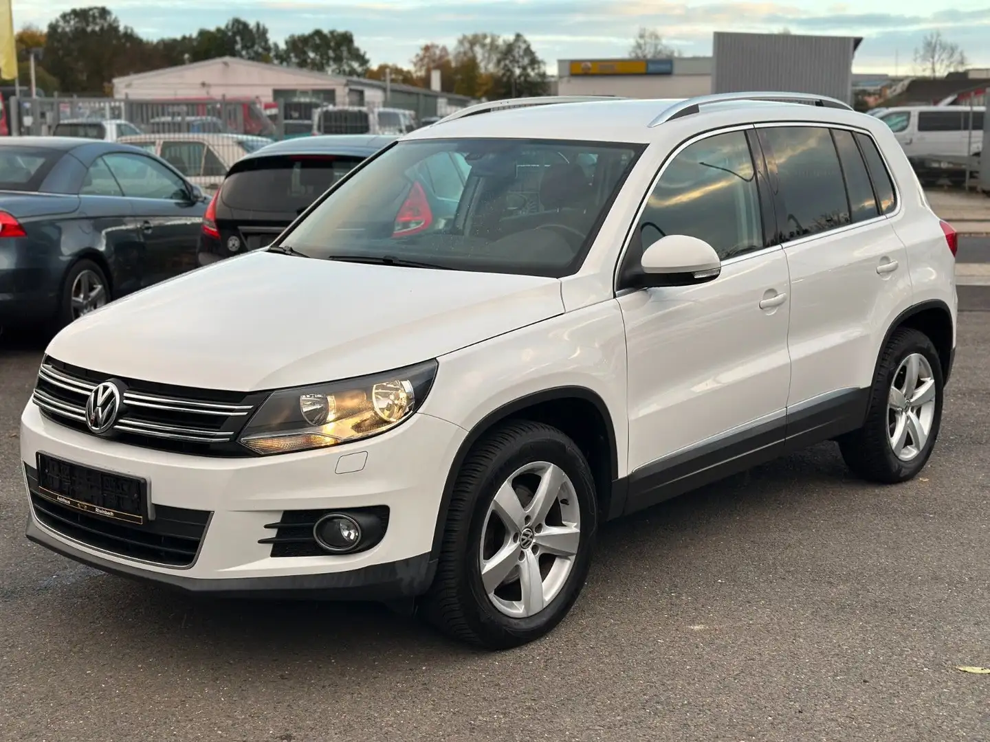 Volkswagen Tiguan Sport 2,0TDI TÜV NEU/AHK/SERVICE NEU Blanc - 1