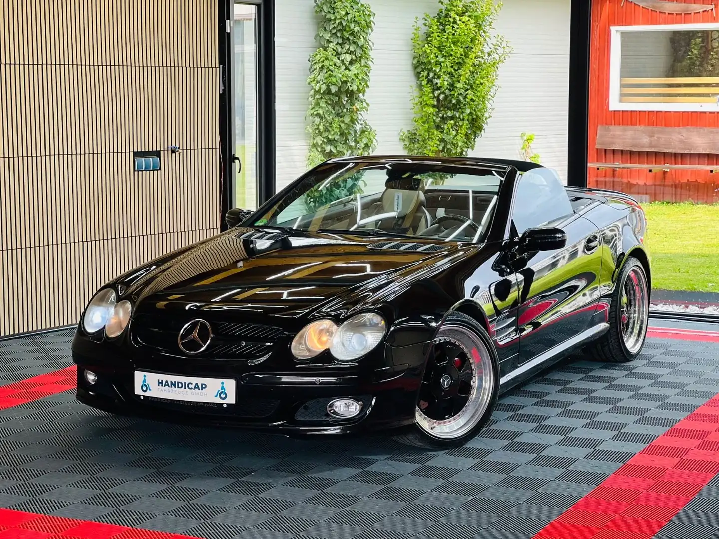 Mercedes-Benz SLR SL Roadster SL 500 *MAE Felgen*Eisenmann* Negru - 1