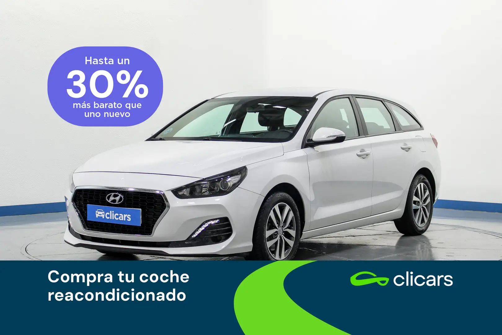 Hyundai i30 CW 1.6CRDi Klass 116 Blanco - 1