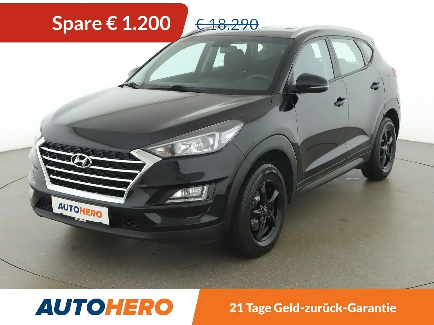 Hyundai TUCSON 1.6 Run 2WD *CAM*2-ZONEN*SHZ*CARPLAY&AUTO* Schwarz - 1
