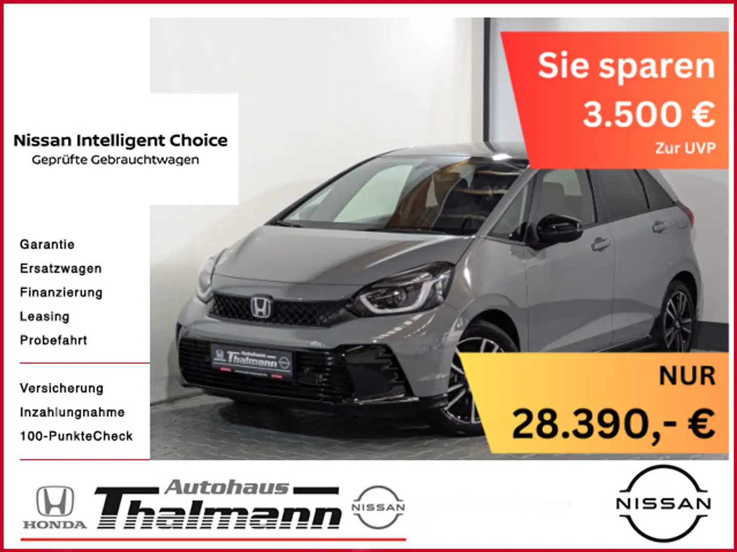Honda Jazz e: HEV Advance Sport Grau - 1