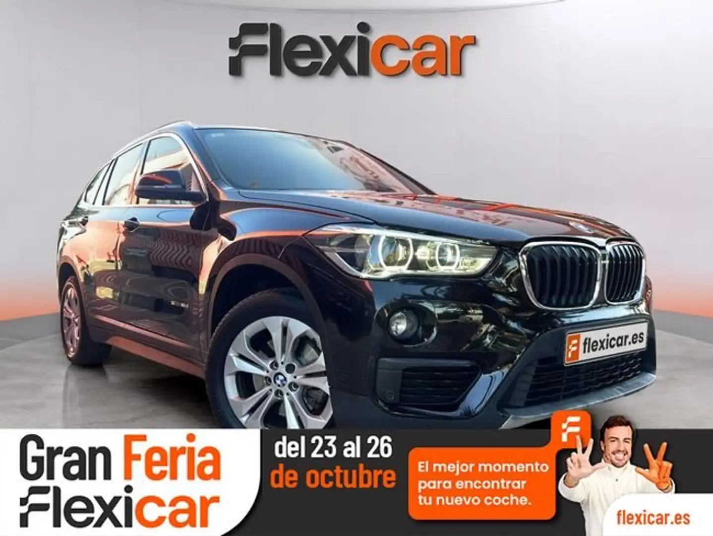 BMW X1 sDrive 16d Noir - 1