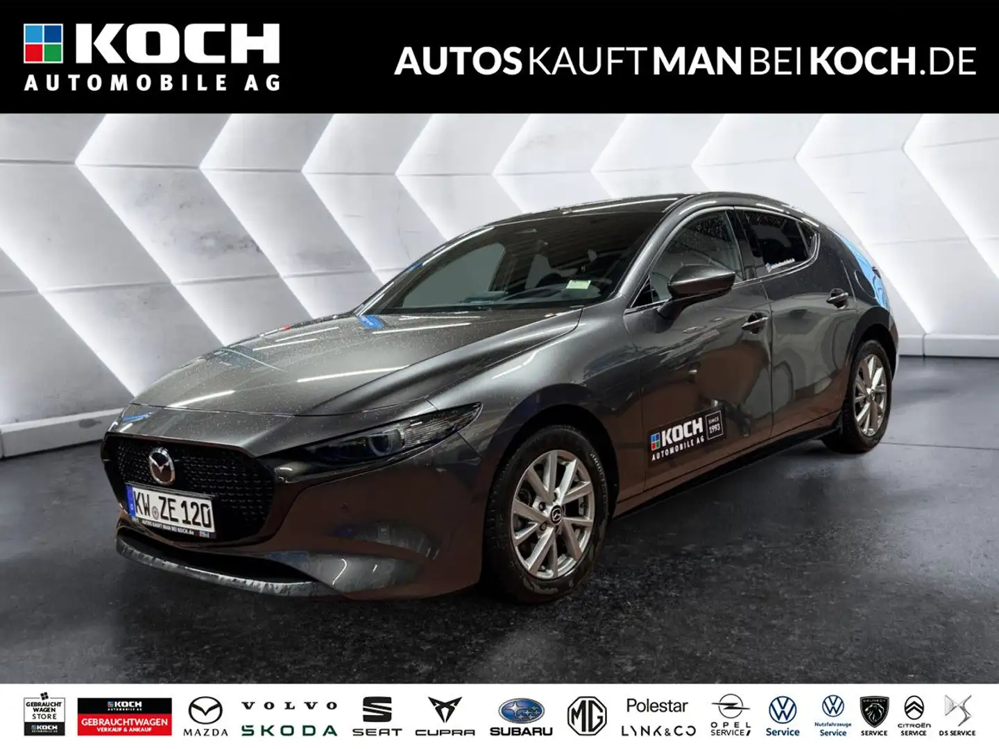 Mazda 3 2.0L SKY- X 186ps6AT 2025 FWD Exclusive-line M+S Grau - 1