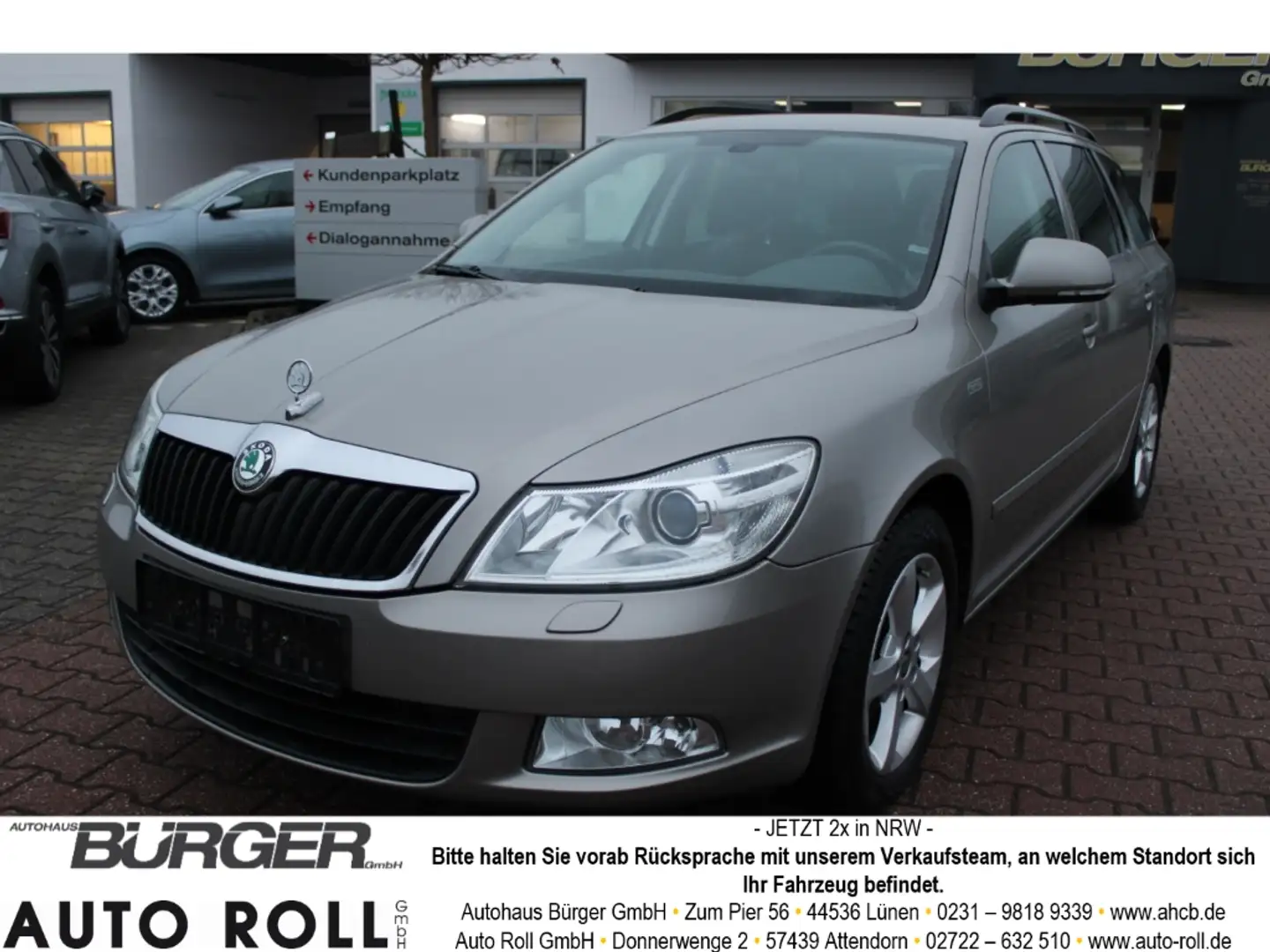 Skoda Octavia Combi 1.2 TSI AHK SD SHZ Temp PDC Klimaautom Berga Braun - 1