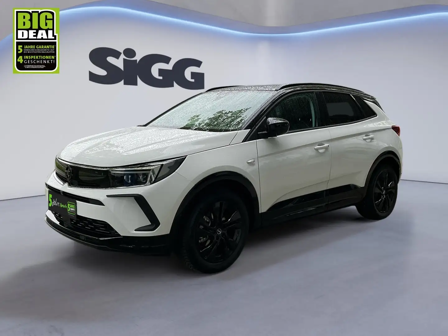 Opel Grandland 1.2 GS Line Matrix 2xKlima 360 Weiß - 2