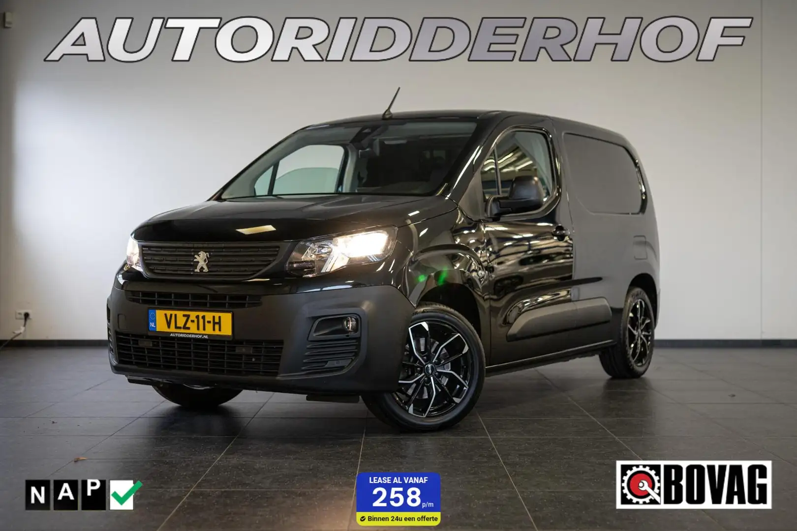 Peugeot Partner bestel 1.5 BlueHDI Premium | Automaat | LMV Noir - 1