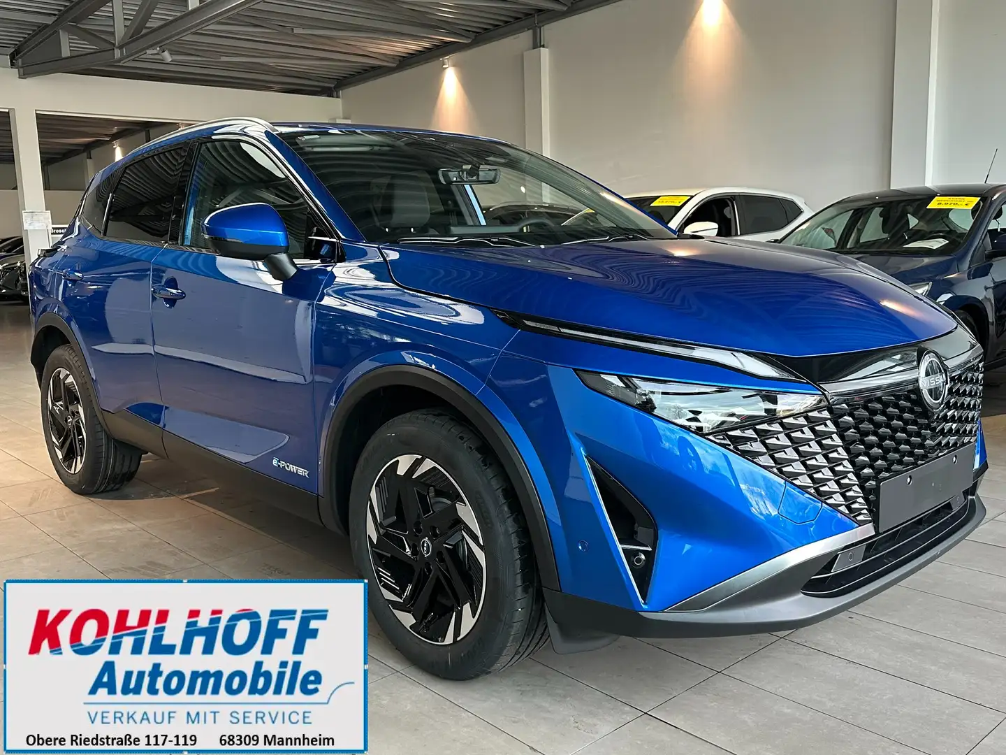 Nissan Qashqai 1.5 VC-T e-Power N-Connecta 190PS Automatik Navi Bleu - 1