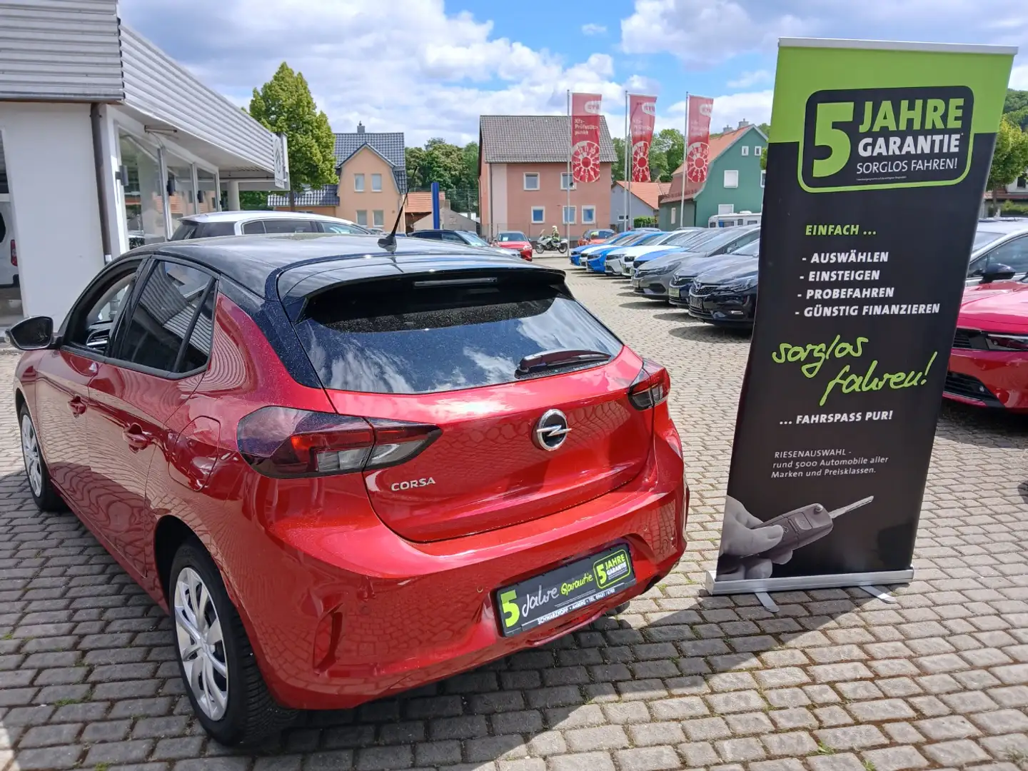 Opel Corsa F 1.2T Parkpilot,Tempomat,Lenkradheizung Rojo - 2