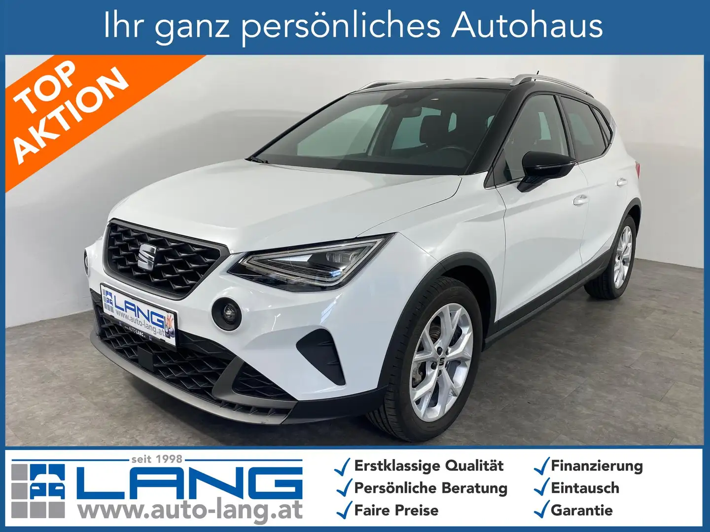 SEAT Arona 1.0 TSI FR OPF LED*ACC 70 kW (95 PS), Schalt. 5... Negro - 1