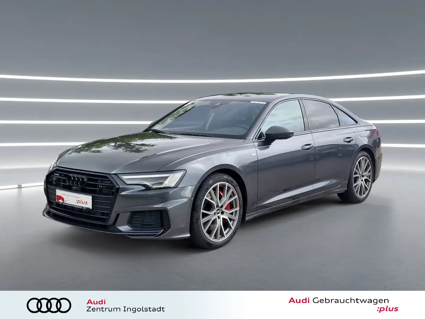 Audi A6 Limousine 55 TFSI e qu S line MATRIX B&O 20" Sport Grau - 2