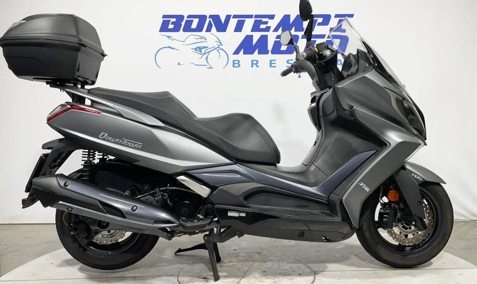 Kymco Downtown 350i 2017 + BAULETTO GIVI NUOVO Šedá - 1