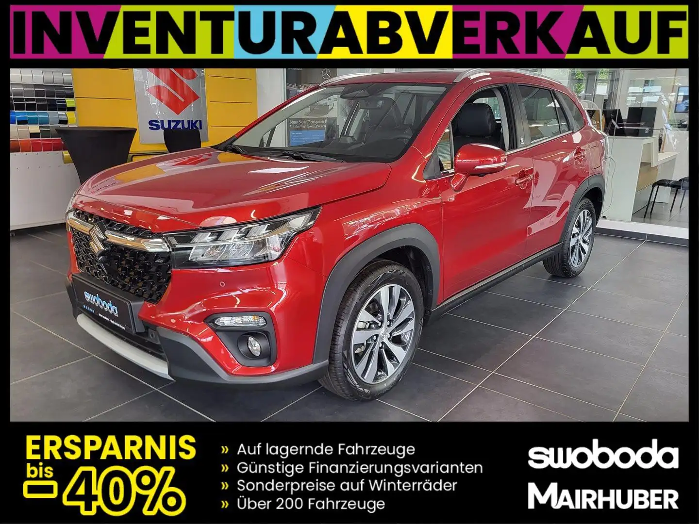 Suzuki S-Cross 1,4 Hybrid ALLGRIP flash Rot - 1