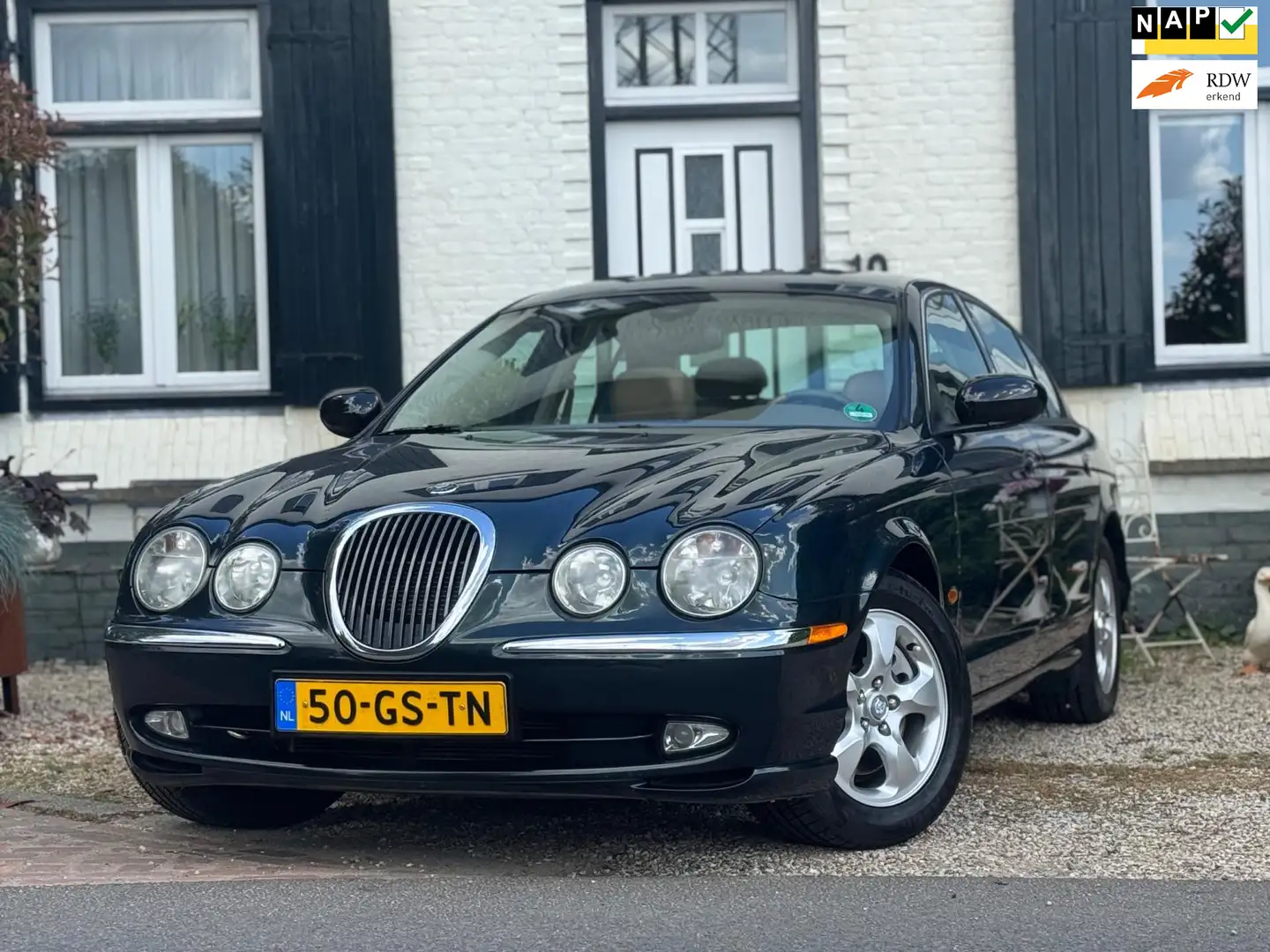 Jaguar S-Type 3.0 V6 Executive|Schuifdak|Leder|Prachtige auto! Zelená - 1
