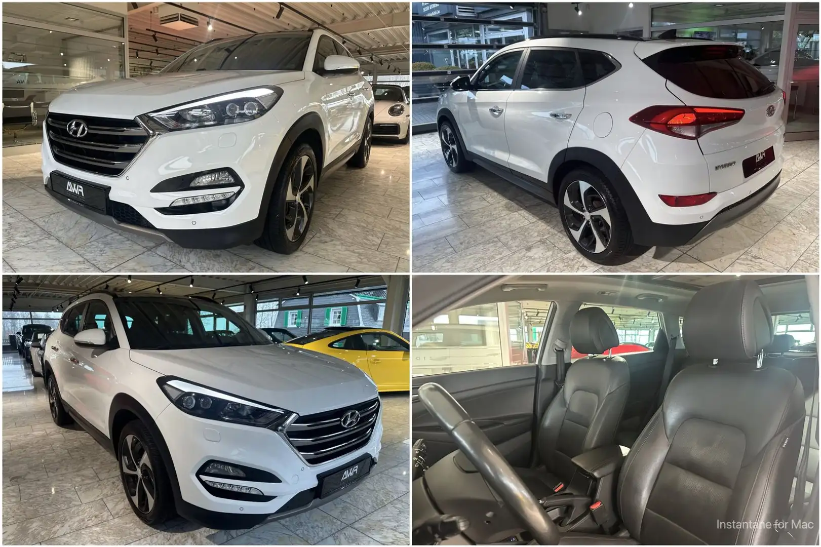 Hyundai TUCSON Premium 4WD*PANO*LEDER*19"*NAVI*WINTER-PK Blanco - 1