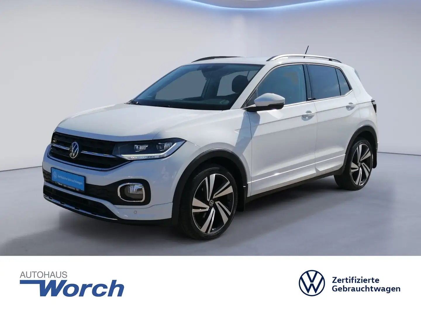 Volkswagen T-Cross 1.0 TSI DSG Active R Line NAVI+LED+ACC Weiß - 1
