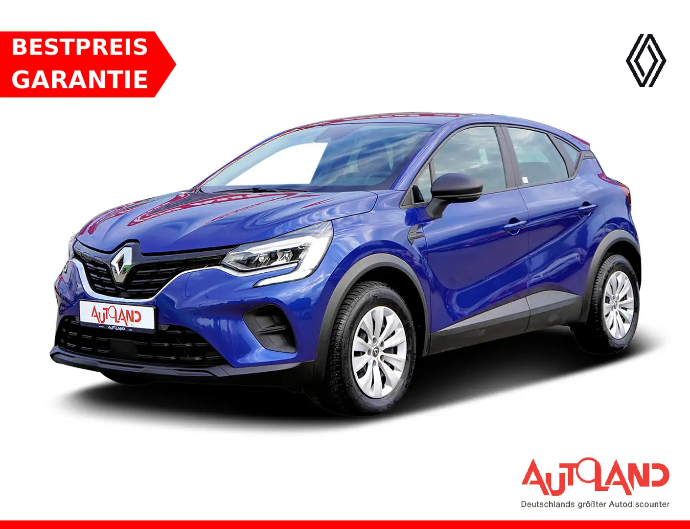 Renault Captur II TCe 100 LED Klima PDC Temp Bluetooth Blau - 1