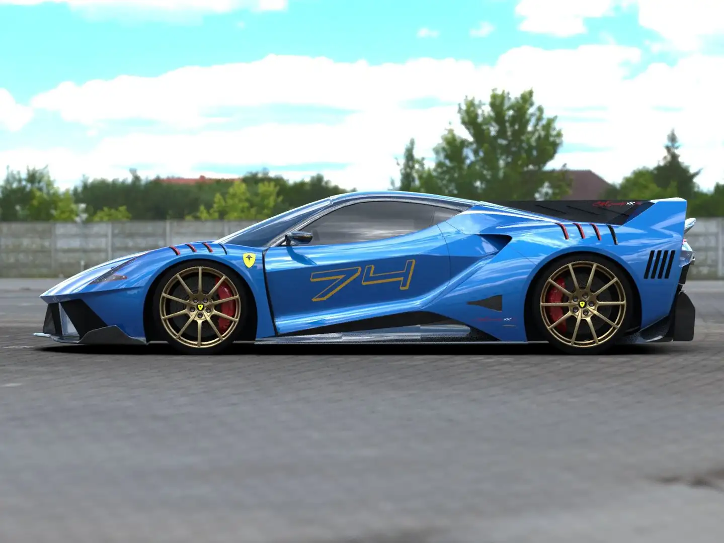 Angelelli Automobili Effequaranta XX Blu/Azzurro - 1