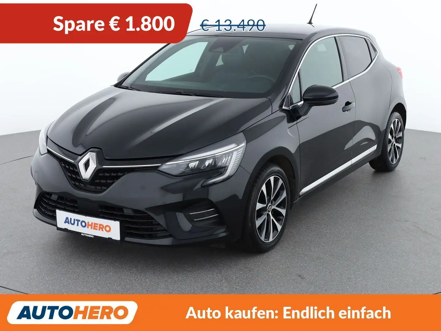 Renault Clio 1.0 TCe Intens Schwarz - 1