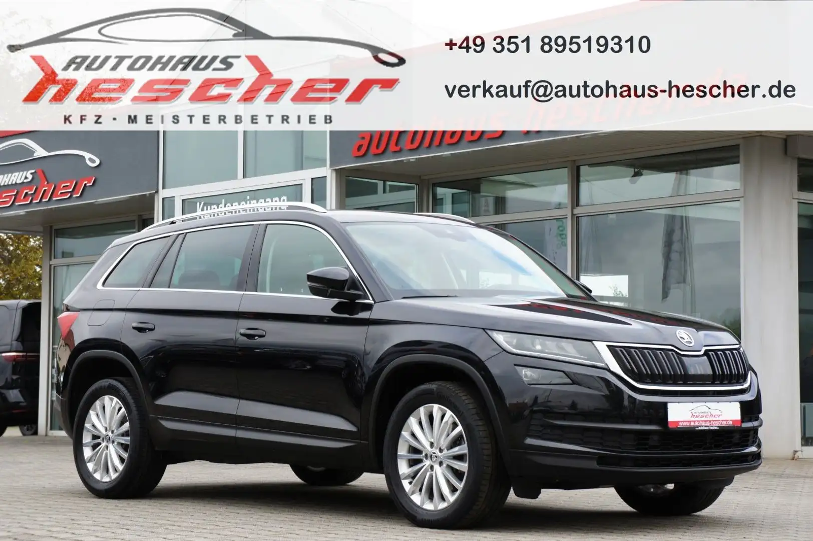 Skoda Kodiaq 2.0 TDI 4x4 DSG *LED*STANDHZG*AHK* Schwarz - 1