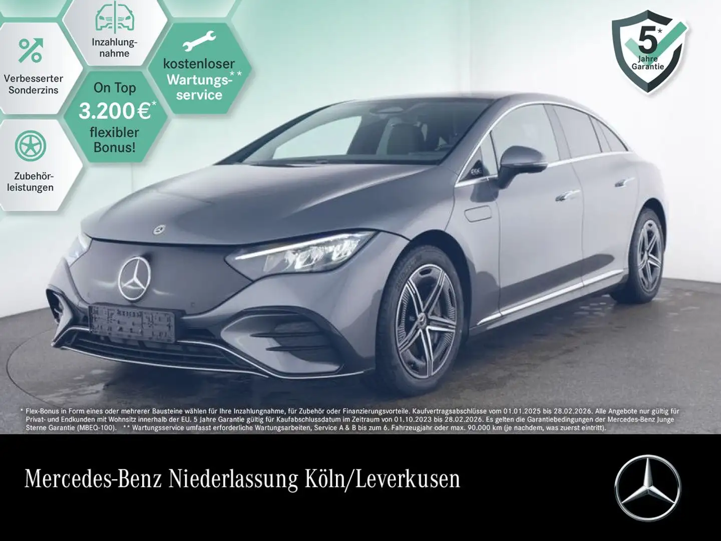 Mercedes-Benz EQE 350 4MATIC AMG Pano Distr. LED Kamera Memory Grau - 1