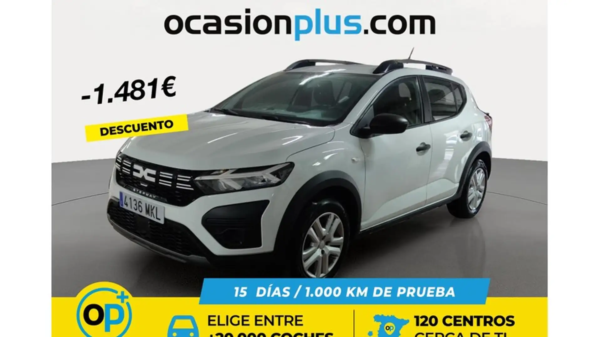 Dacia Sandero Stepway ECO-G Essential 74kW Blanc - 1