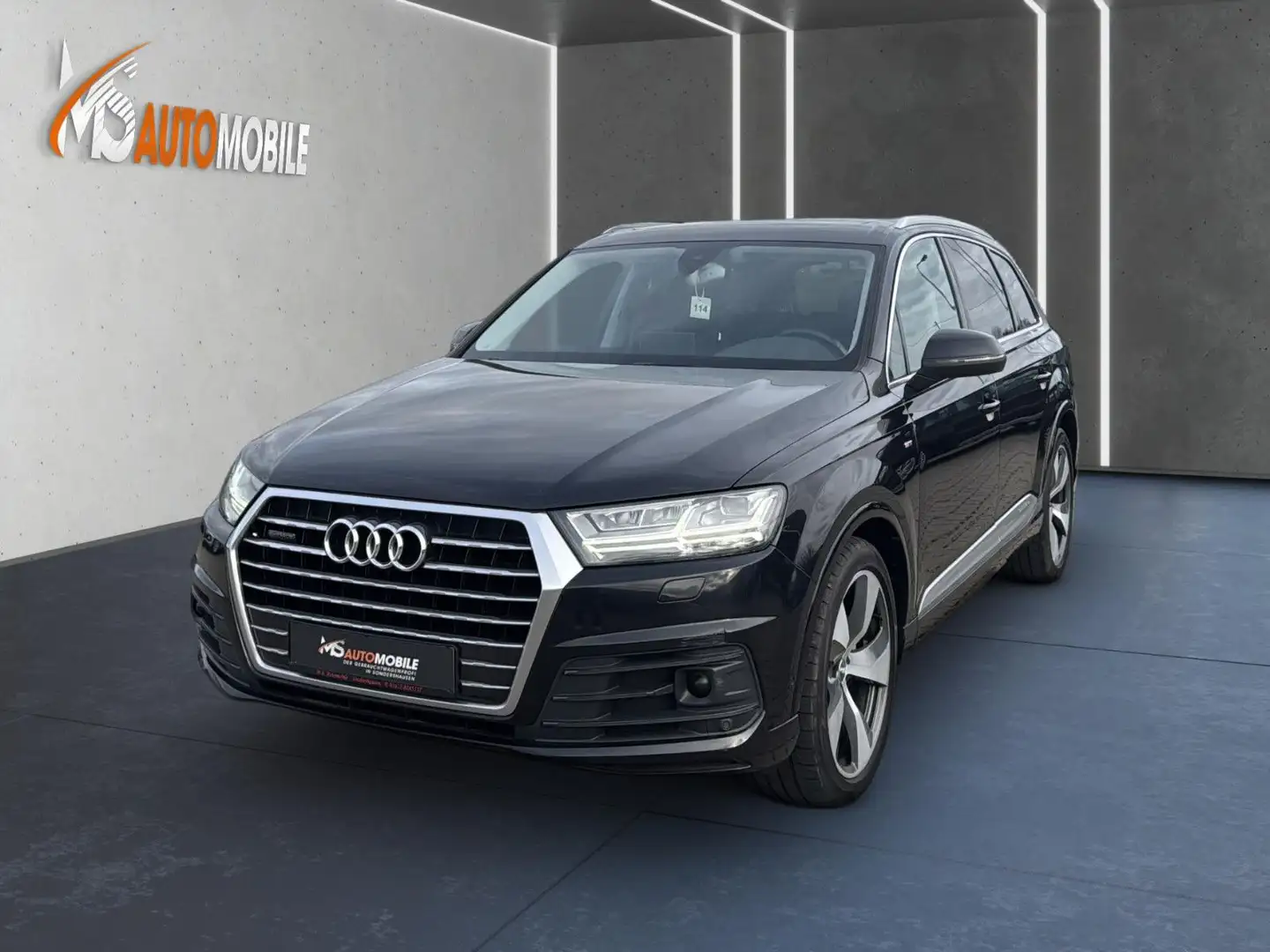 Audi Q7 3.0 TDI quattro Sline+ACC+LED+PANO+LUFT+AHK Schwarz - 1