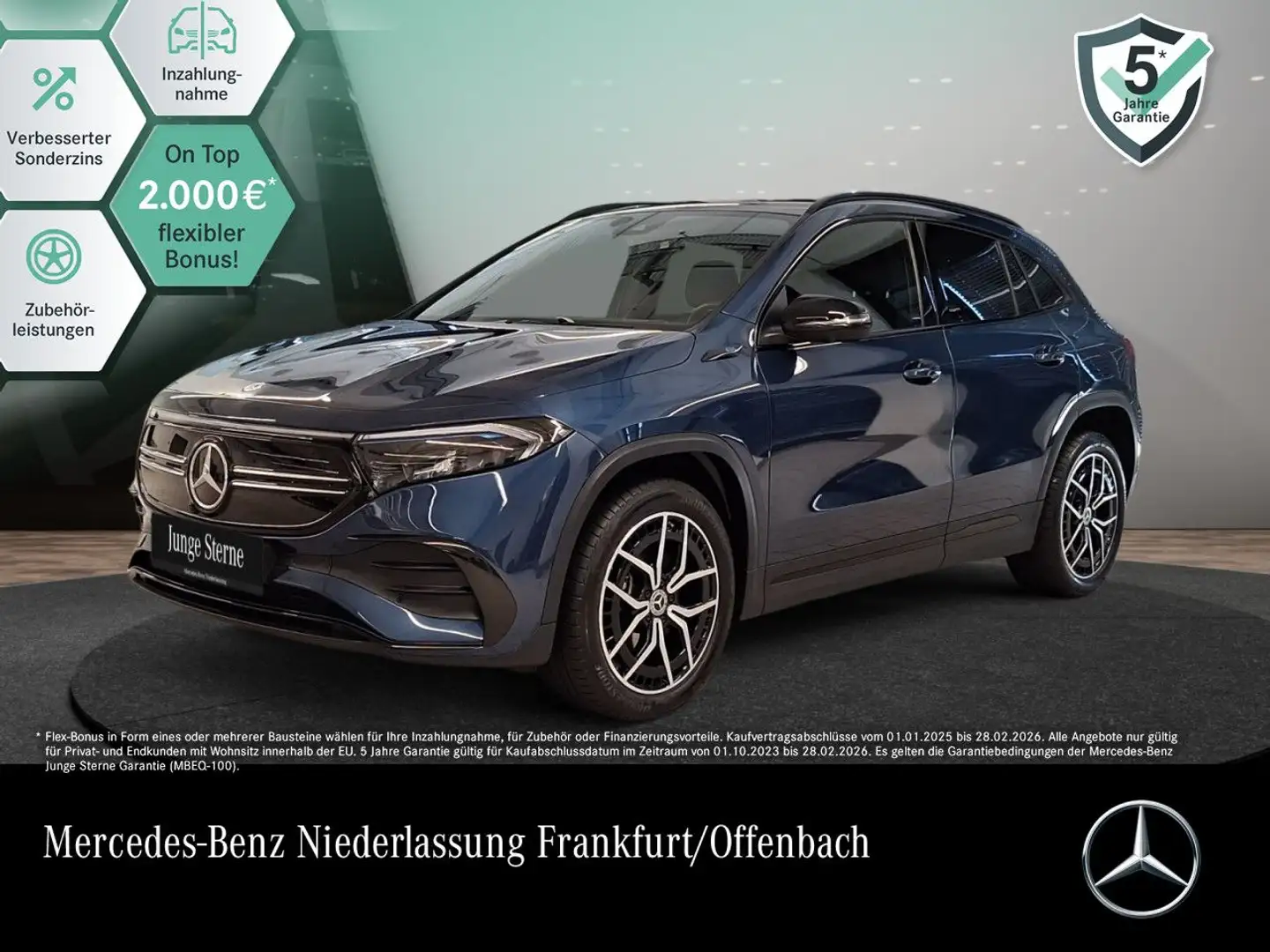 Mercedes-Benz EQA 250 AMG+NIGHT+ADVANCED+360+MEMORY+SPUR Azul - 1